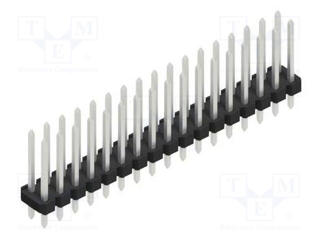 Connector: pin strips; pin header; male; PIN: 34; 2.54mm; THT; 2x17