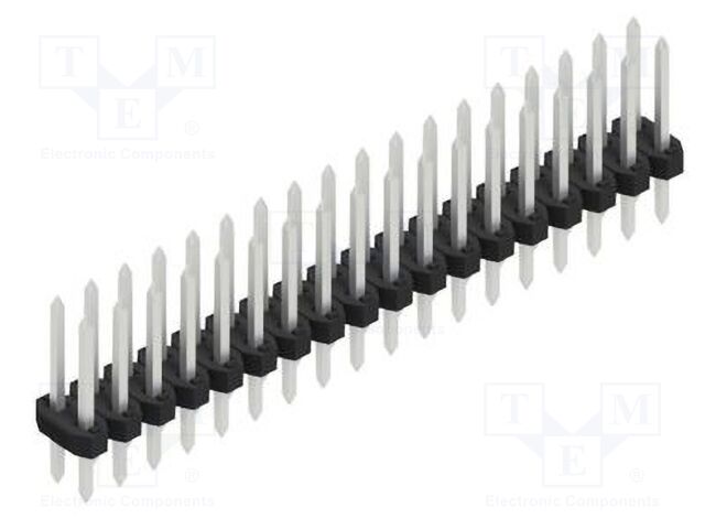 Connector: pin strips; pin header; male; PIN: 36; 2mm; THT; 2x18