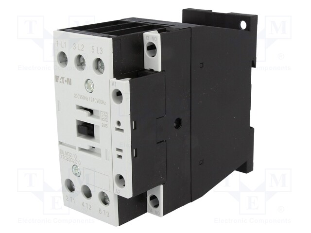 Contactor: 3-pole; NO x3; Auxiliary contacts: NO; 230VAC; 32A; 690V