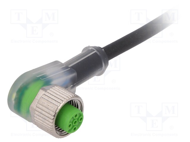 Plug; M12; PIN: 4; female; A code-DeviceNet / CANopen; Len: 5m; 4A