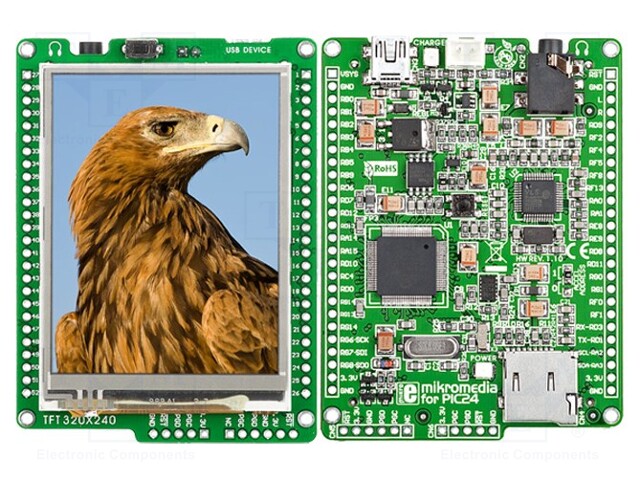 Display: TFT; 2.8"; 240x320; Interface: USB OTG