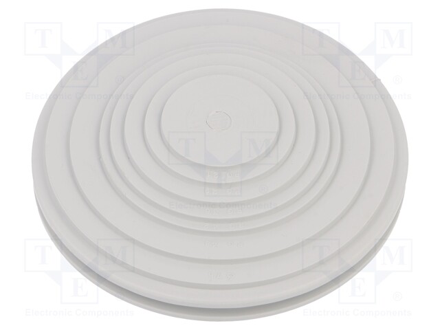 Grommet; Ømount.hole: 90mm; PCV; Øcable: 28÷87mm; Øout: 98mm