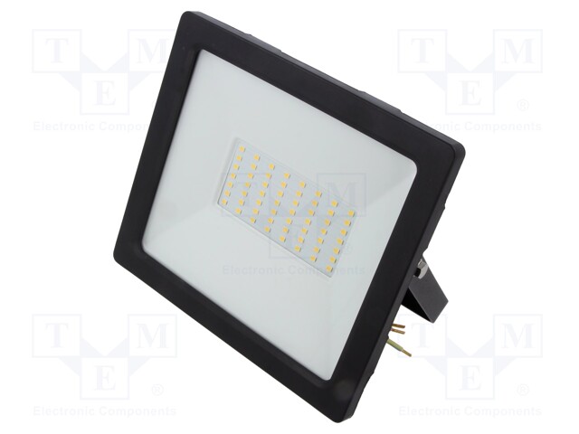 Lamp: LED flood light; 230VAC; 50W; 6400K; CRImin: 80; 4000lm