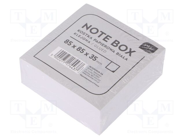 Sticky notes; white; Pcs: 350; 85x85x35mm