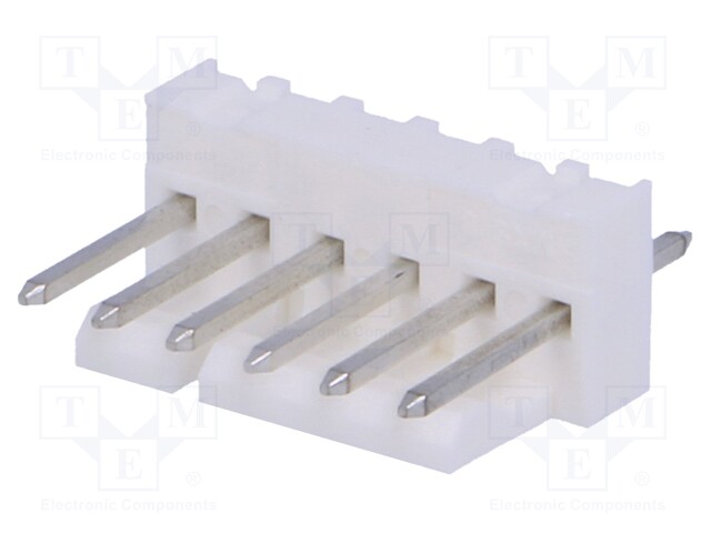 Socket; wire-board; male; KK 254; 2.54mm; PIN: 6; THT; tinned