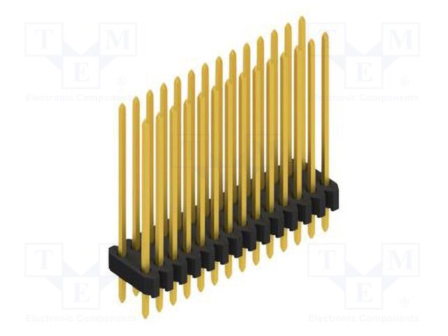 Connector: pin strips; pin header; male; PIN: 28; 1.27mm; THT; 2x14