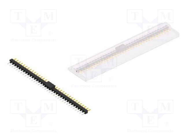 Connector: pin strips; pin header; male; PIN: 35; 2.54mm; SMT; 1x35