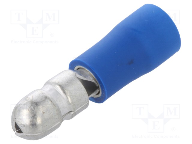 Terminal: round; male; Ø: 5mm; 1÷2.5mm2; crimped; for cable