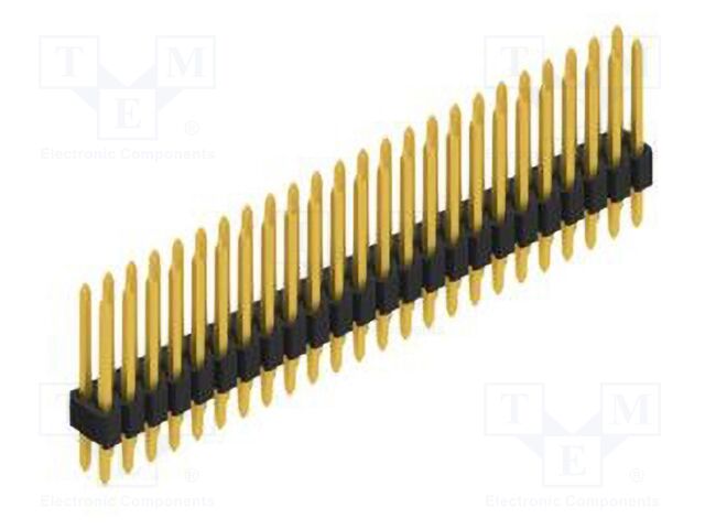 Connector: pin strips; pin header; male; PIN: 48; 1.27mm; THT; 2x24