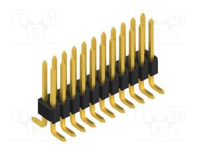 Connector: pin strips; pin header; male; PIN: 22; 1.27mm; SMT; 2x11