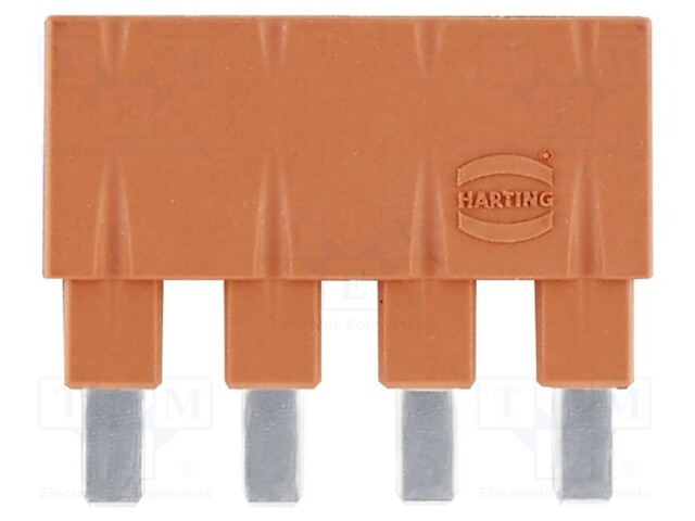 Jumper Along 1x4 red 16A