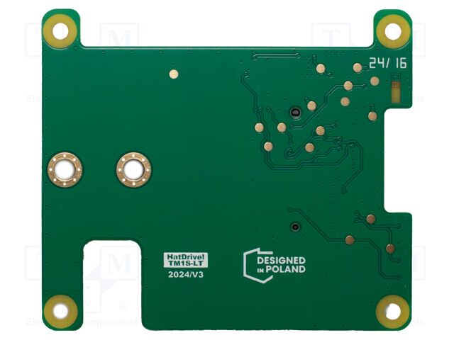 Expansion board; PCIe; adapter; Raspberry Pi 5; 65x56.5mm; 3A