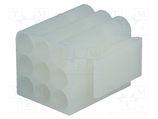 Plug; wire-wire; female; .140 MATE-N-LOK; 6.1mm; PIN: 9; for cable