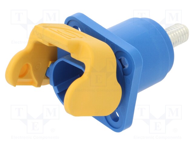 Socket; DC supply; Han® S,Han® S 120; male; PIN: 1; swivel; screw