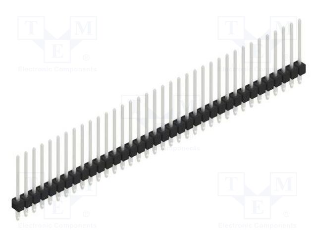 Connector: pin strips; pin header; male; PIN: 36; 2.54mm; THT; 1x36