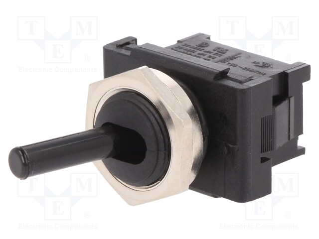 Switch: toggle; Pos: 2; SPST; OFF-ON; 6A/250VAC; Toggle: round; 100mΩ