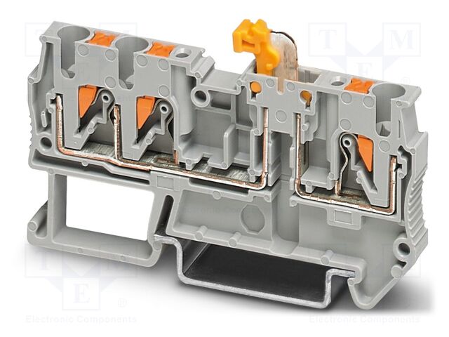 Splice terminal: rail; PA; terminals: 3; W: 5.2mm; H: 67.8mm