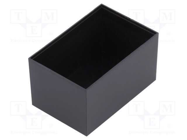 Enclosure: designed for potting; X: 30mm; Y: 45mm; Z: 25mm; ABS