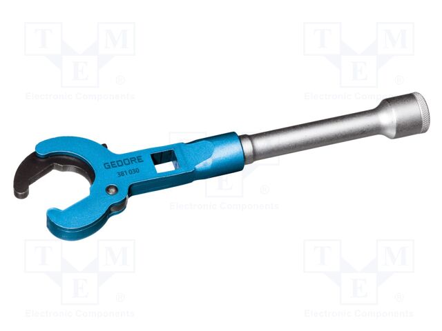 Wrench; adjustable; 255mm; for pipes