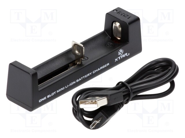 Charger: for rechargeable batteries; Li-Ion; 0.5A