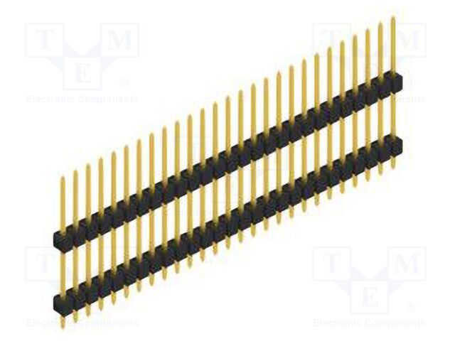 Connector: pin strips; pin header; male; PIN: 27; 2.54mm; THT; 1x27
