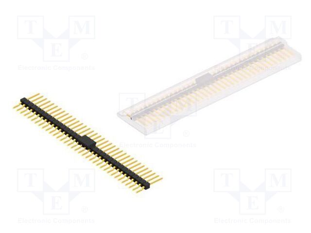 Connector: pin strips; pin header; male; PIN: 35; 2.54mm; SMT; 1x35