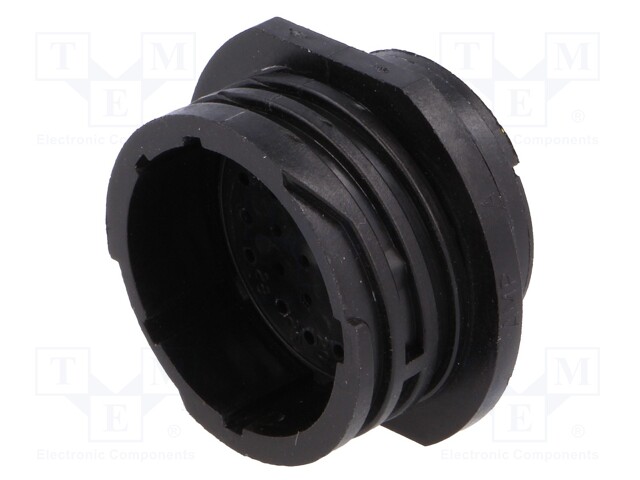 Plug; male; PIN: 28; w/o contacts; CPC Series 2; for cable
