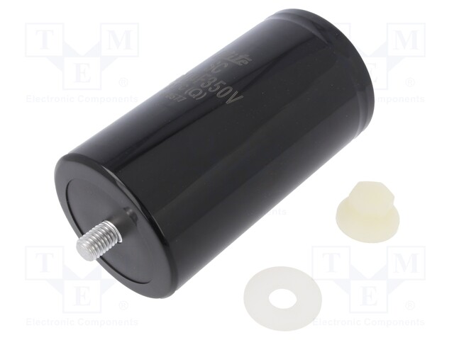 Capacitor: electrolytic; 6800uF; 350VDC; --10÷+30%; M5; 2000h