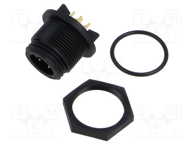 Connector: circular; socket; male; PIN: 6; Buccaneer 400; IP68; 125V