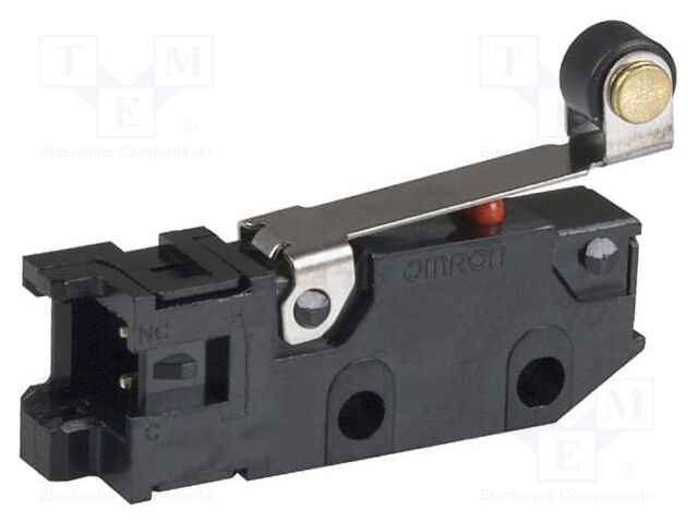 Microswitch SNAP ACTION; with lever (with roller); SPST-NC