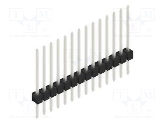 Connector: pin strips; pin header; male; PIN: 14; 2.54mm; THT; 1x14