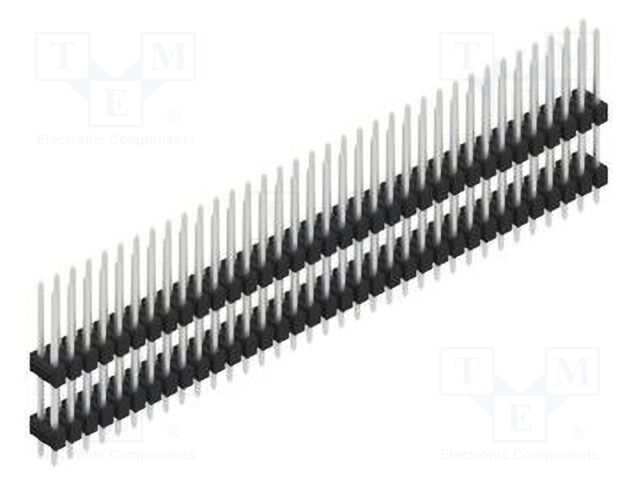 Connector: pin strips; pin header; male; PIN: 70; 2.54mm; THT; 2x35