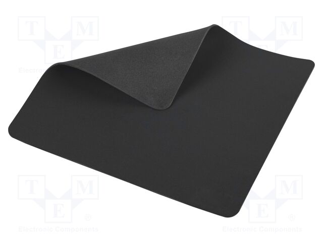 Mouse pad; black; 235x205x2mm; 10pcs.