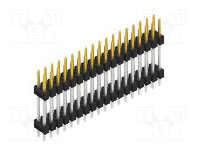 Connector: pin strips; pin header; male; PIN: 36; 2.54mm; THT; 2x18