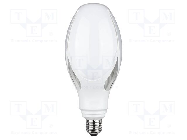 LED lamp; white cold; E27; 220÷240VAC; 3960lm; P: 36W; 265°; 6500K