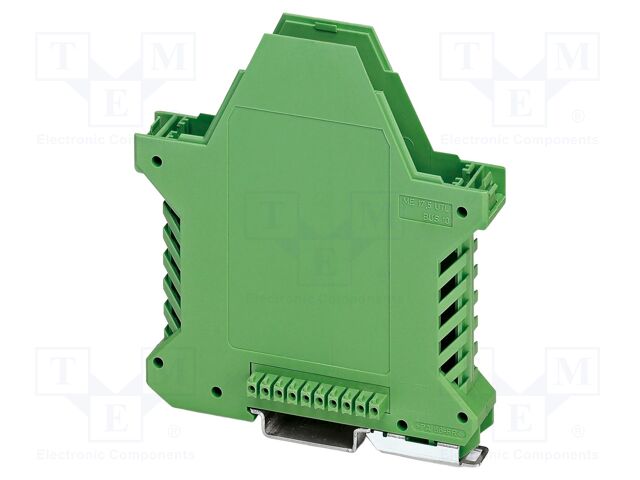 Enclosure base; with FE contact,with terminals; green; UL94V-0
