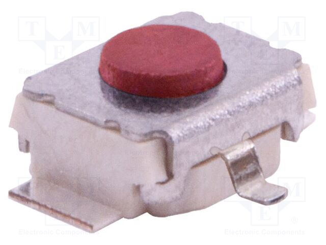 Microswitch TACT; SPST-NO; Pos: 2; 0.05A/12VDC; SMD; OFF-(ON)