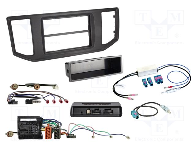 Adapter for control from steering wheel; MAN,VW; black