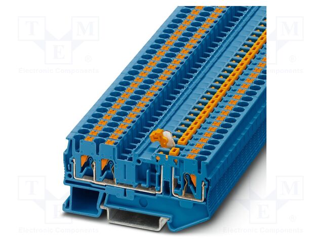 Splice terminal: rail; 20A; 400V; push-in; PA; 0.14÷4mm2; W: 5.2mm
