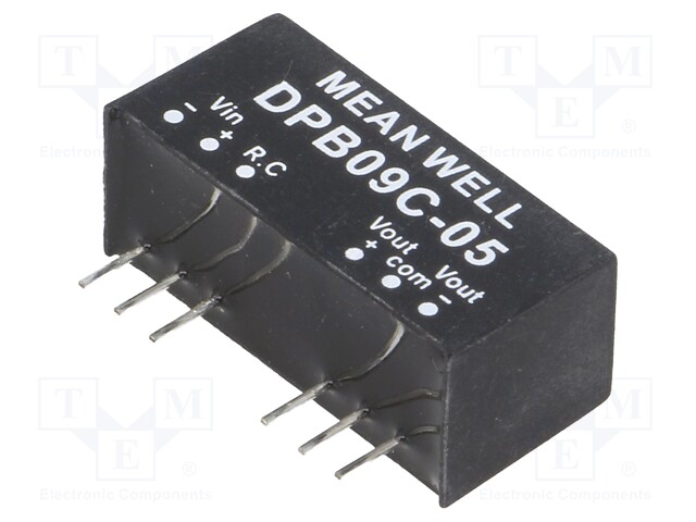 Converter: DC/DC; 9W; Uin: 36÷75V; Uout: 5VDC; Uout2: -5VDC; SIP8