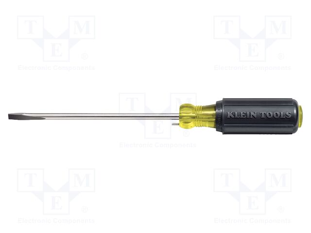 Screwdriver: standard; slot; SL 1/4"; Blade length: 102mm