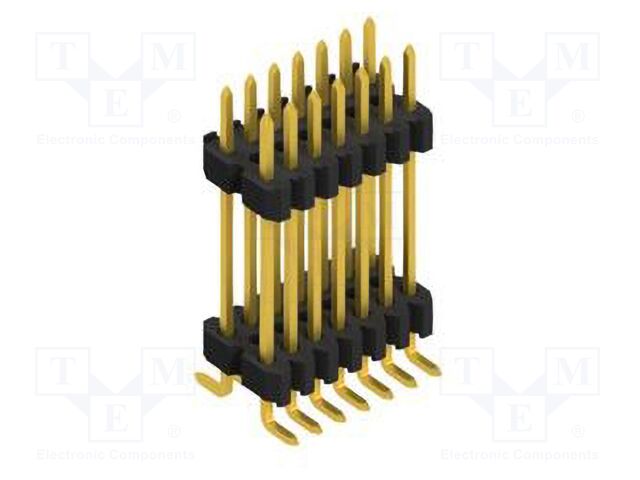 Connector: pin strips; pin header; male; PIN: 14; 1.27mm; SMT; 2x7