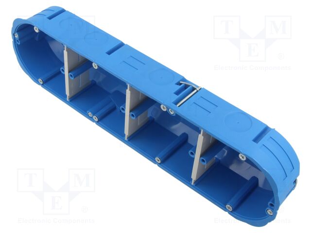 Enclosure: junction box; X: 281mm; Y: 45mm; Z: 68mm; polyamide; IP30