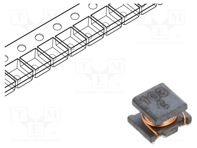 Inductor: wire; SMD; 1uH; 2.8A; 80mΩ; ±20%; 4.5x3.3x2.6mm; -40÷125°C
