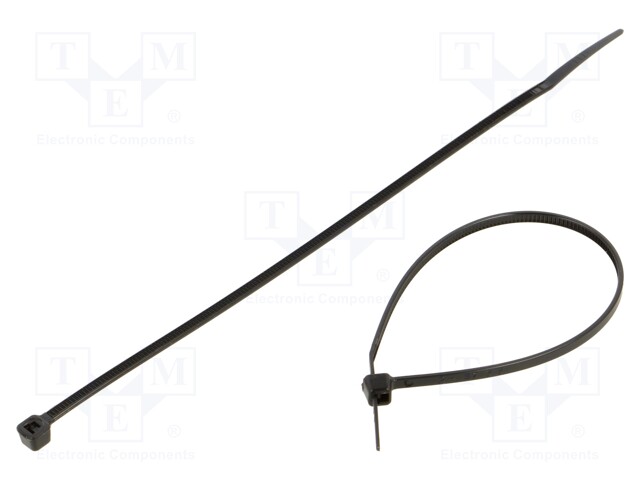 Cable tie; L: 450mm; W: 7.8mm; polyamide; 540N; black; 100pcs.