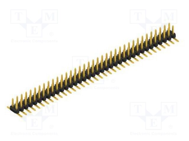 Connector: pin strips; pin header; male; PIN: 72; 2mm; SMT; 2x36