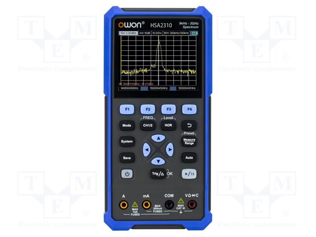 Handheld oscilloscope; 100MHz; 8bit; LCD 3,5"; Ch: 2; 500Msps