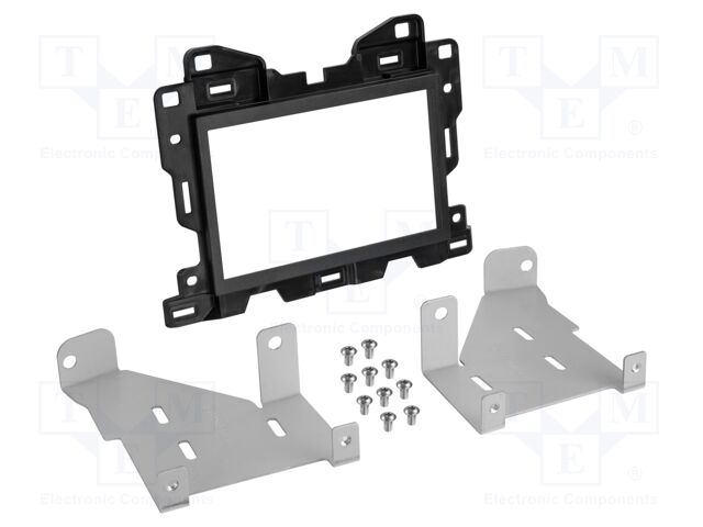 Radio frame; Mercedes; 2 DIN; black