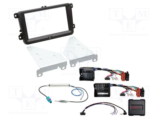 Adapter for control from steering wheel; Seat,VW,Škoda; black