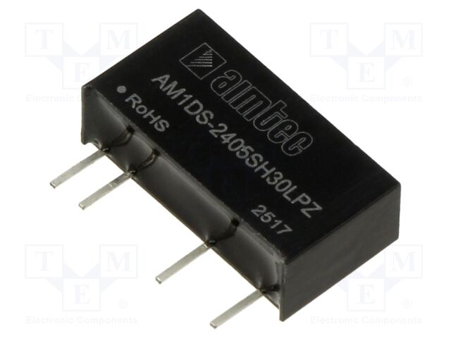 Converter: DC/DC; 1W; Uin: 21.6÷26.4V; Uout: 5VDC; Iout: 200mA; SIP7